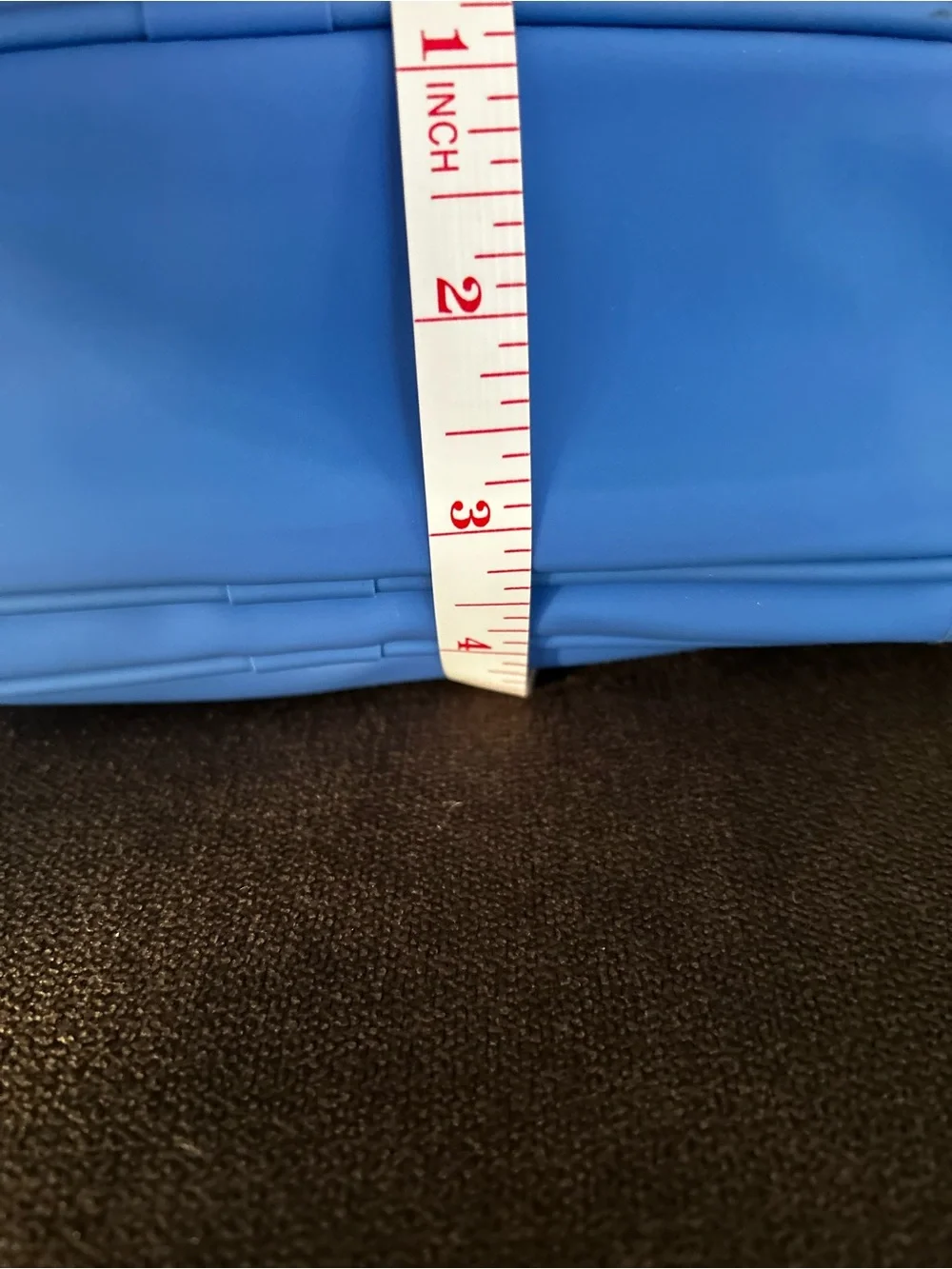 Clinique 2 Zip Organizer Cosmetic Travel Case with Top Handle Blue
